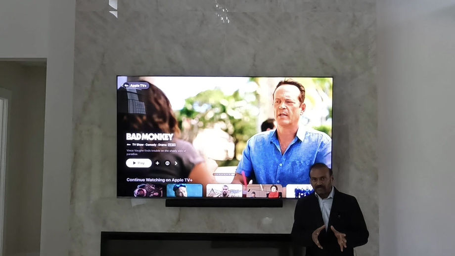 Huge Tille Tv Entertainment Center